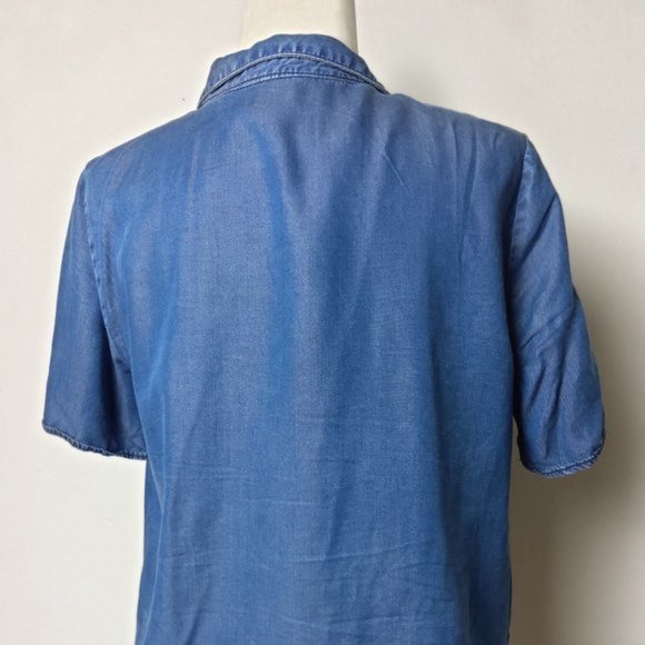 Zara Denim crop top - Picture 8 of 9